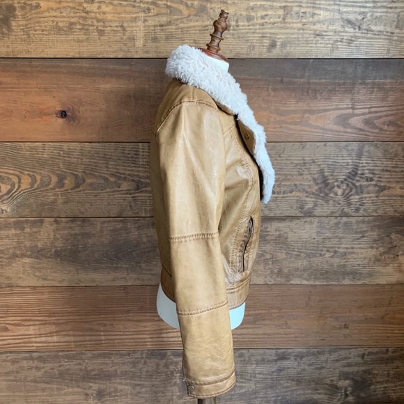 NWOT Blu Pepper Faux Leather Jacket - Picture 2 of 8